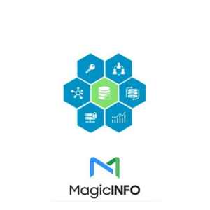 logo Magic info, sistema di gestione di dati Samsung